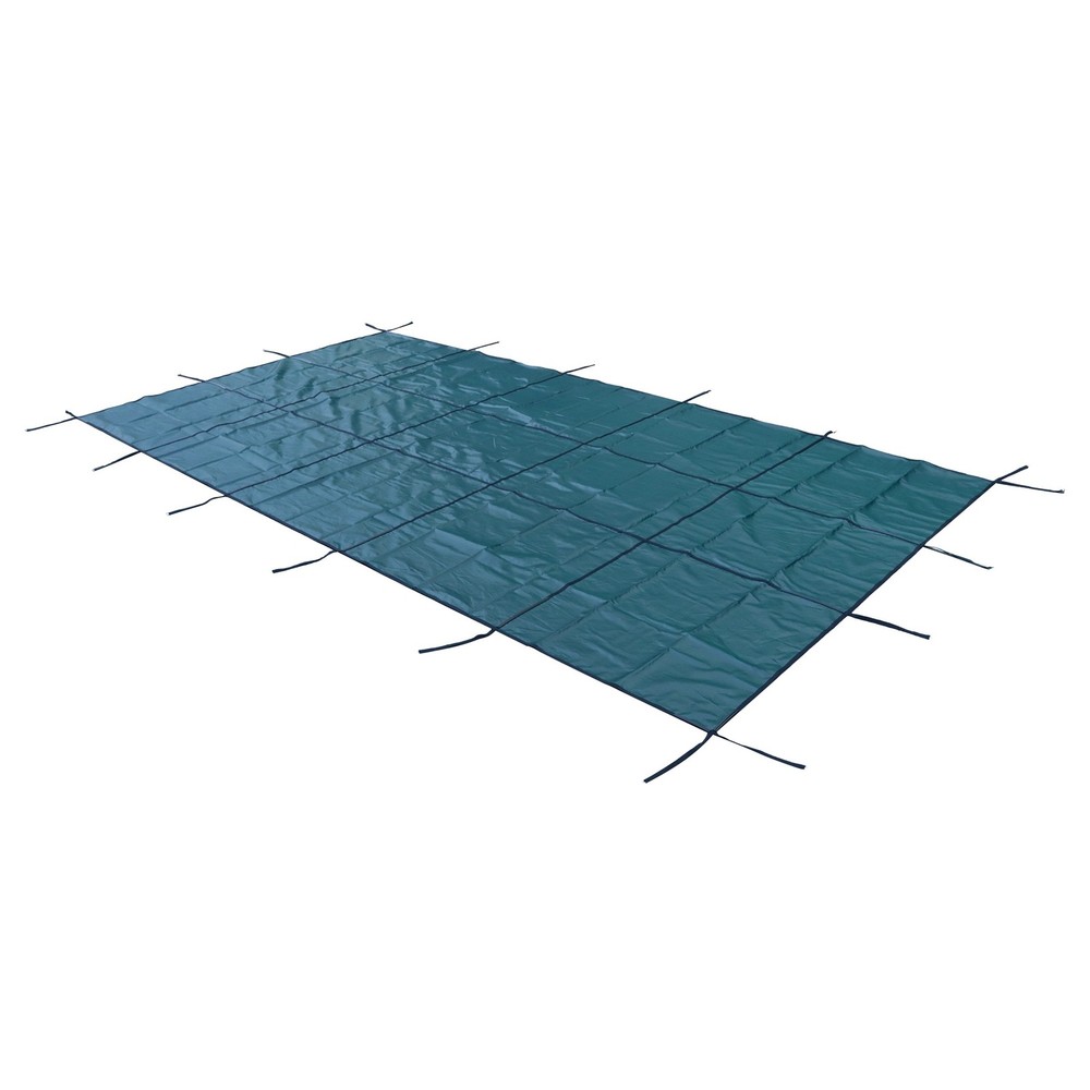 LABLT Inground Pool Cover Safety For Rectangle Swimming , Mesh Solid Pool Cover