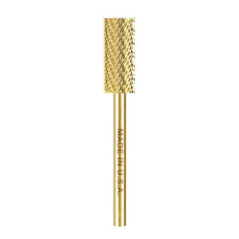 StarTool 3/32" Acrylic Nail Drill Bit Two Way Cut - Gold Small Barrel Medium