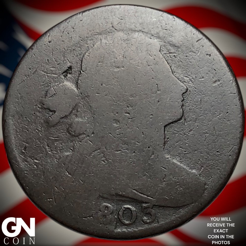 1803 Draped Bust Large Cent Y9744