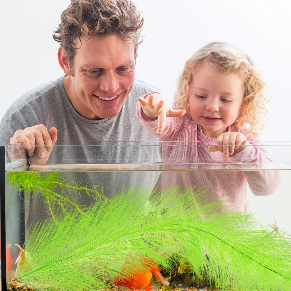 2 Pcs Hatching Grass Brushes Aquarium Breeding Mop Fish Spawning