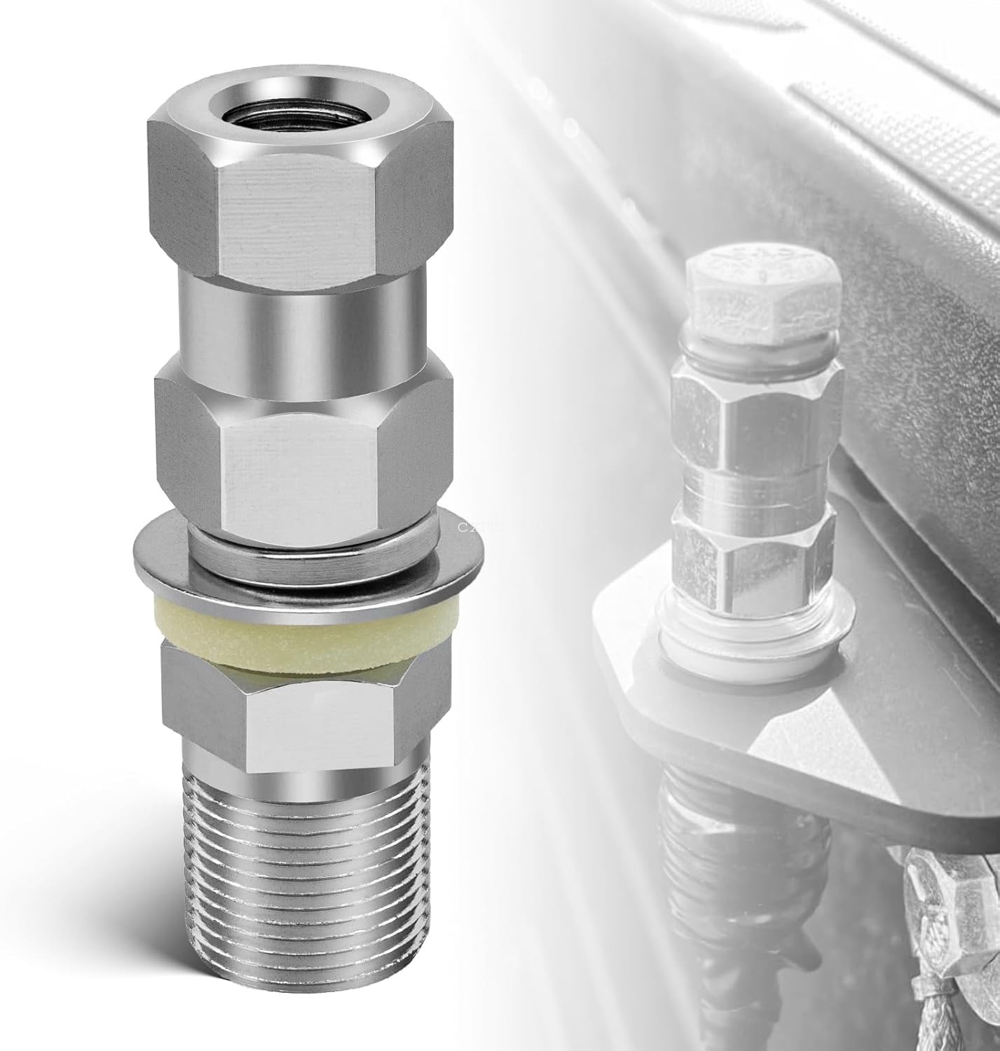 CB Antenna Stud Mount SO-239 3/8-24 Thread Heavy Duty For SUV Truck Ham Radio