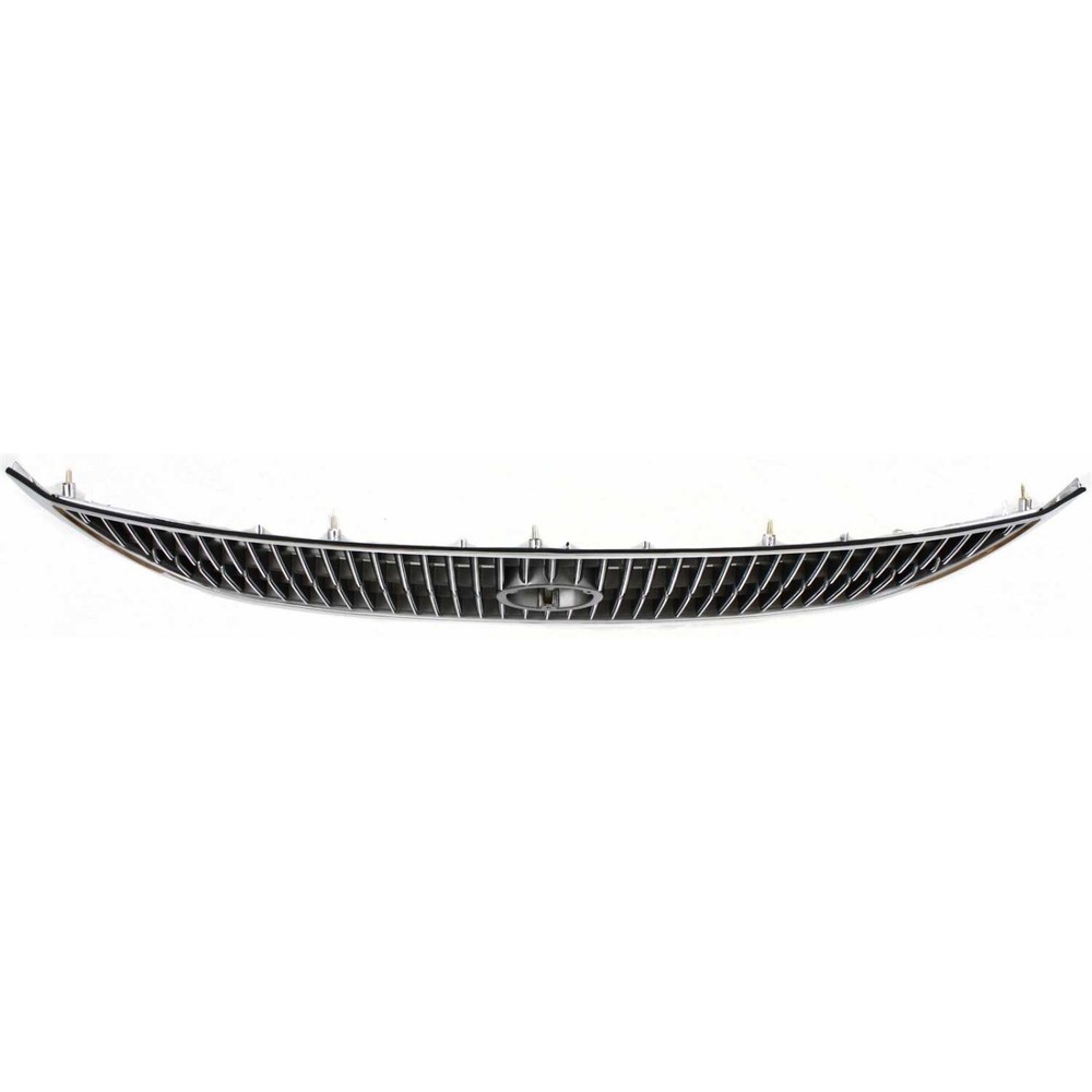 Grille 2000-2002 For Toyota Avalon Chrome Shell w/ Black Insert