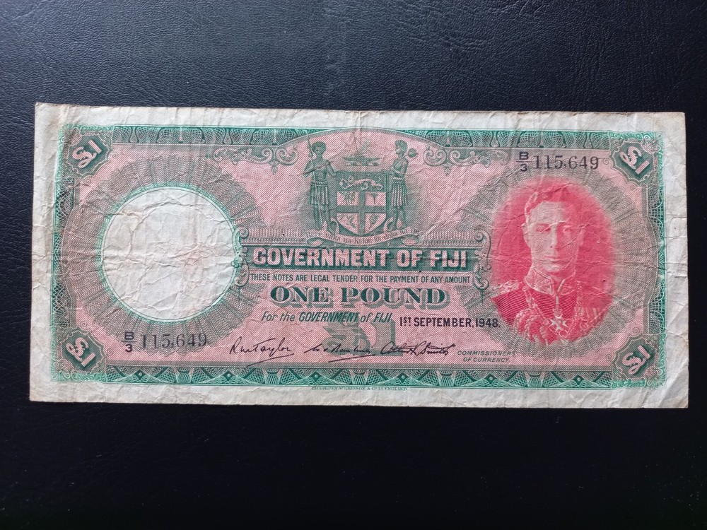 Fiji £1 Pound, 1948, (P-40c)