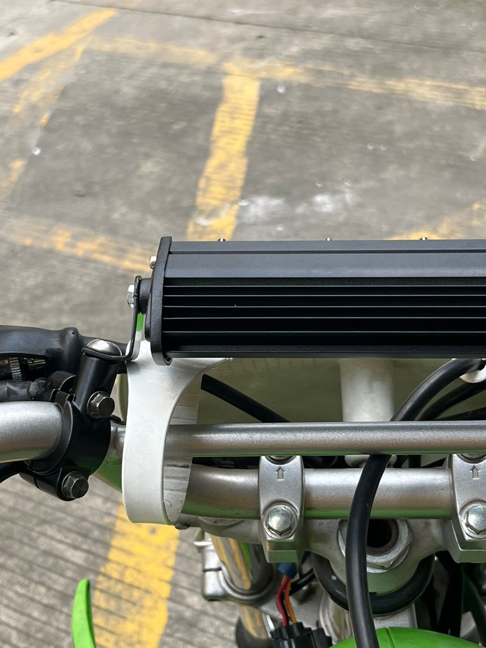 Dirt Bike LED Headlight Light Bar Kit For Honda CRF110 CR250 CRF250R CRF450R