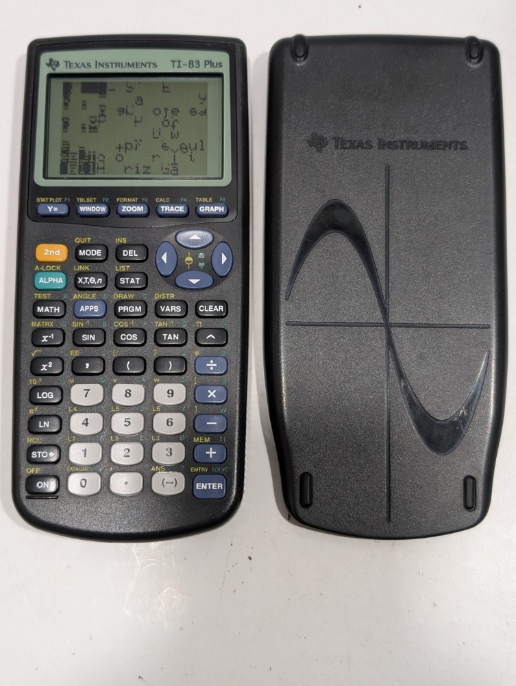 Texas Instruments TI-83 Plus TI 83 TI83 Graphing Calculator SCRAMBLED SCREEN