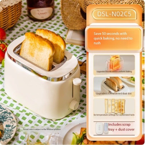 220V Bread Machine Sandwich Toaster Breakfast Maker Home Slicer Automatic
