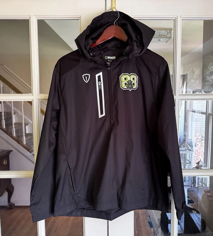 LACROSSE JACKET ADRENALINE DARTH CADER FULL ZIP PACKABLE WATERPROOF, Medium NWT!