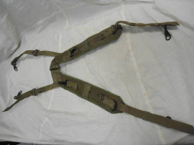U.S. Military Nylon Field Pack Suspenders (dated 1968) USED/ISSUED