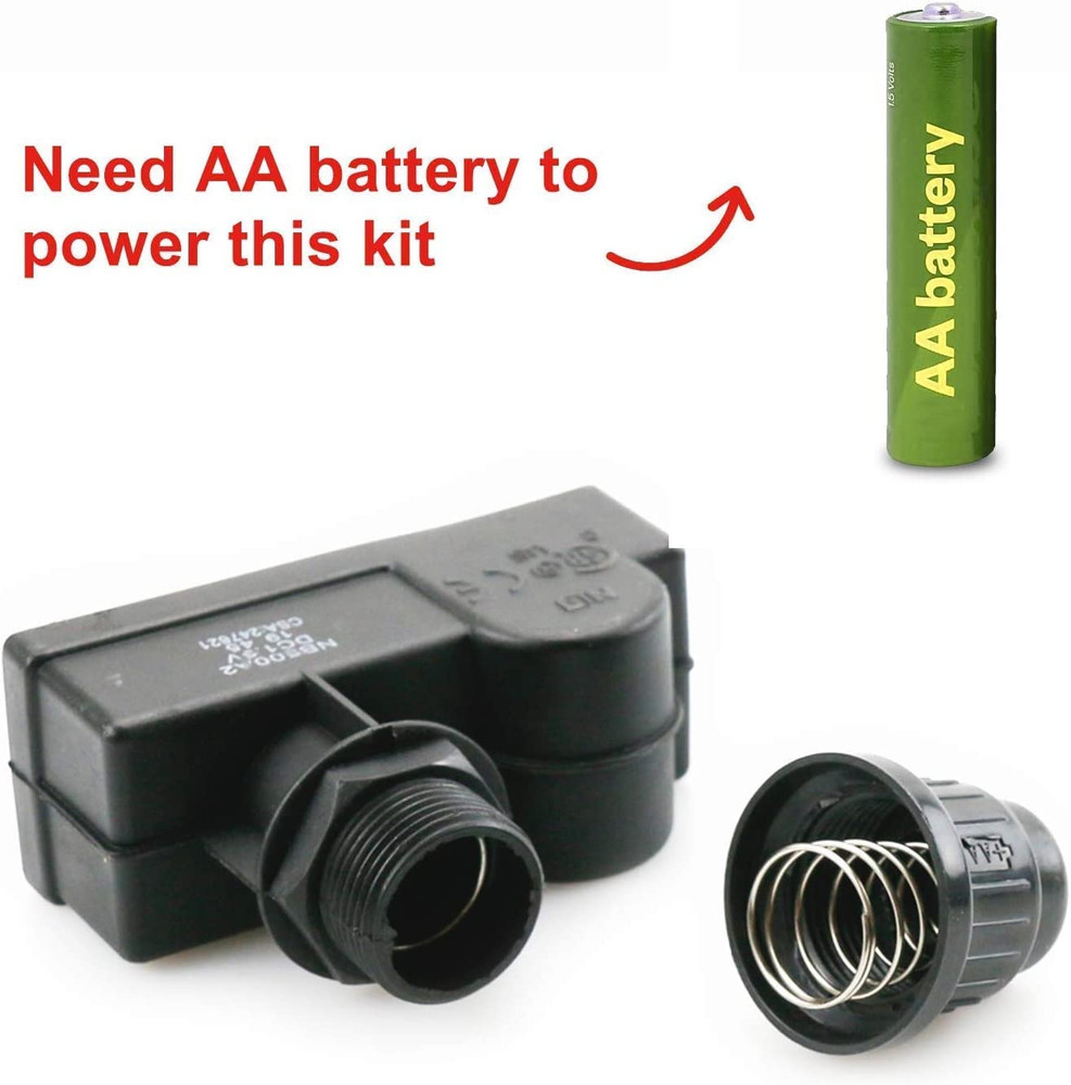 Fire Pit Igniter Push Button Ignition Kit with 2 Outlet and Ground Wire