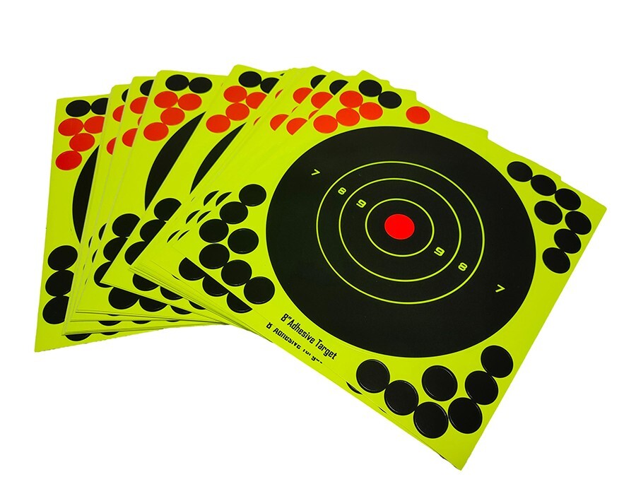 100x8" Shooting Target Rifle Gun Adhesive Stick Splatter Reactive Practice Range