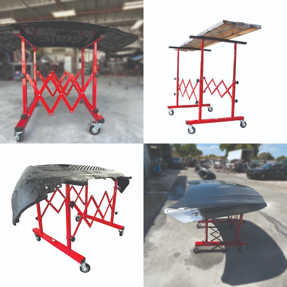 Mobile Telescopic Expandable Universal Paint Stand - Adjustable Body