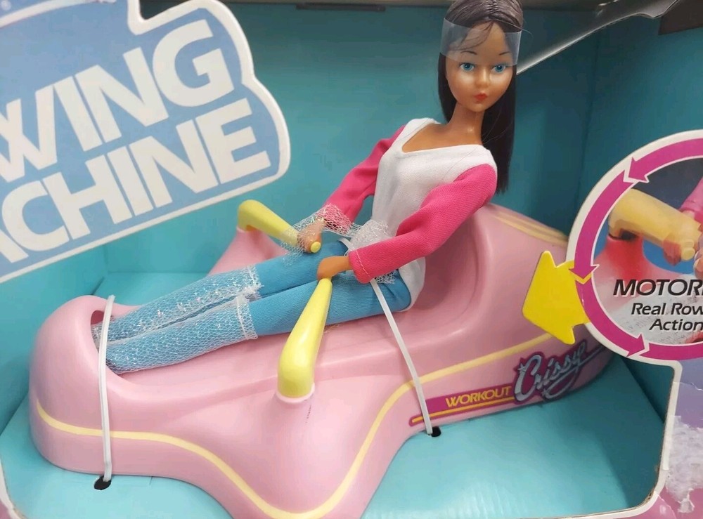 Ideal Inc Workout Crissy & Her Rowing Machine Motorized Rowing Action