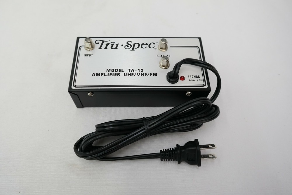 Tru•Spec Model TA-12 Amplifier UHF/VHF/FM T5