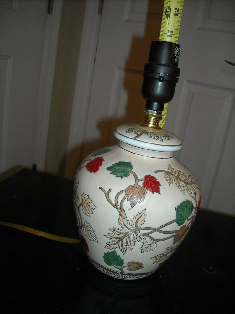 Table Lamp, 10" To The Socket, Working, Good Condition.