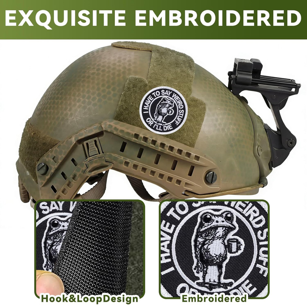 Funny Morale Patch Hook and Loop Patches Tactical Patch Embroidered Patches for
