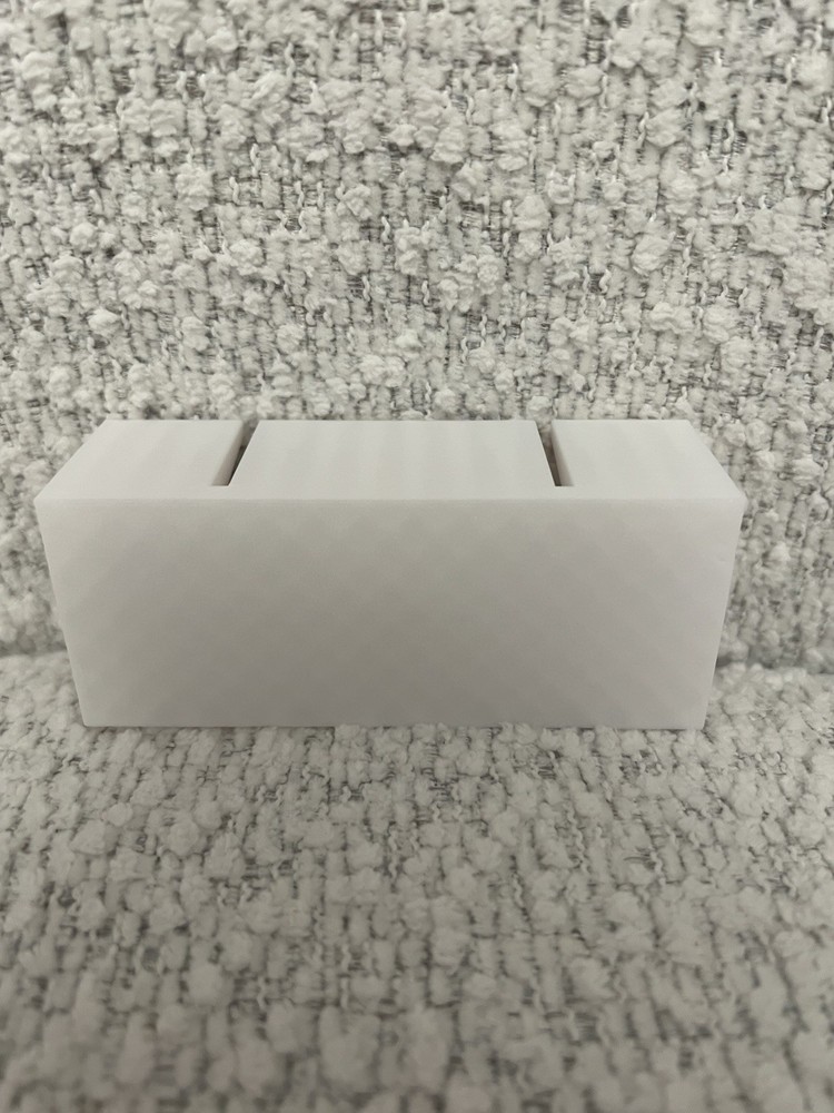 Nintendo Wii Remote Controller Display Stand Hold 2 w/ Silicone Cover 3D Printed