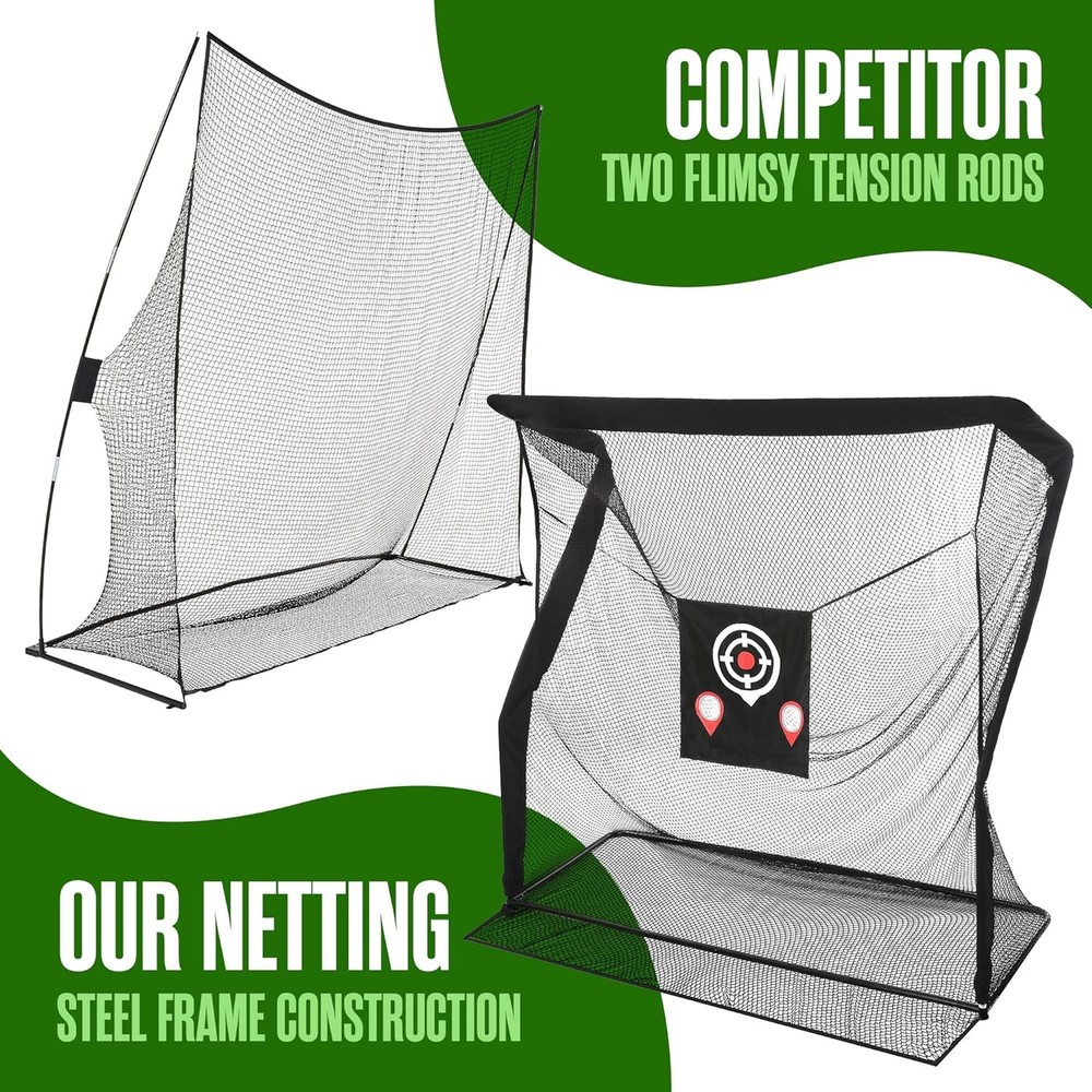 Golf Simulator Net, Net Return, for Garage, Hitting, Backyard, Driving, Indoor/O