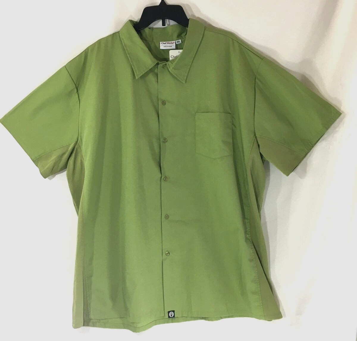 NWT Chef Works CSMV-LIM-3XL Chefs Cool Vent Lime Shirt Size 3XL
