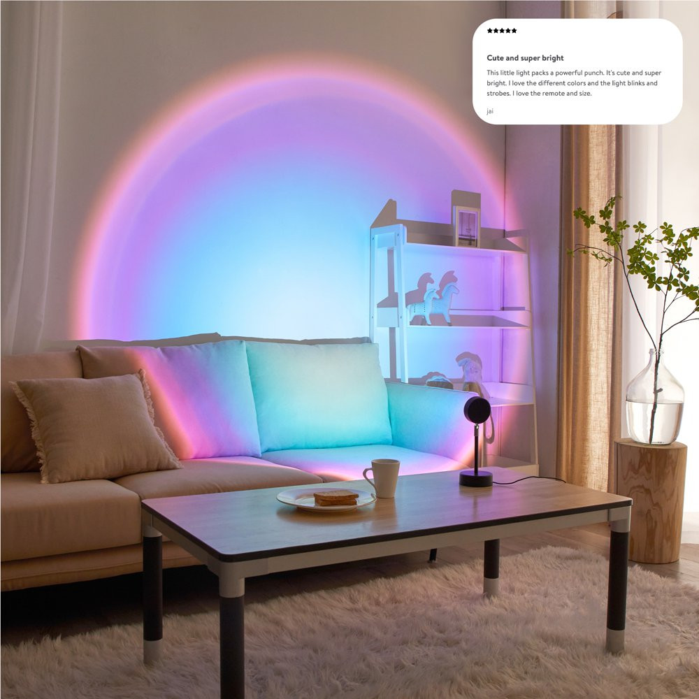 SUNSET PROJECTOR LAMP Color Changing LED Multi-Color Options