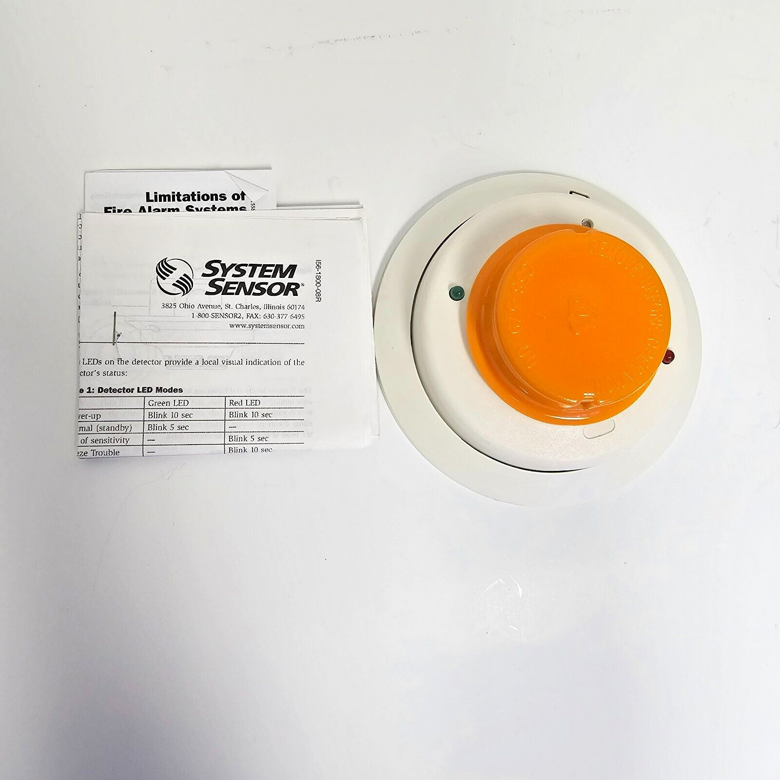 System Sensor 4W-B Photoelectric Smoke Detector NEW (Open Box)