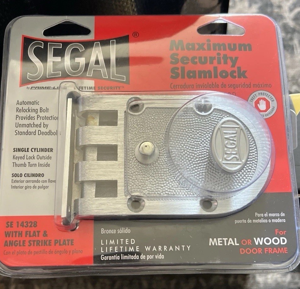 Segal Maximum Security Slamlock Silver SE 14328