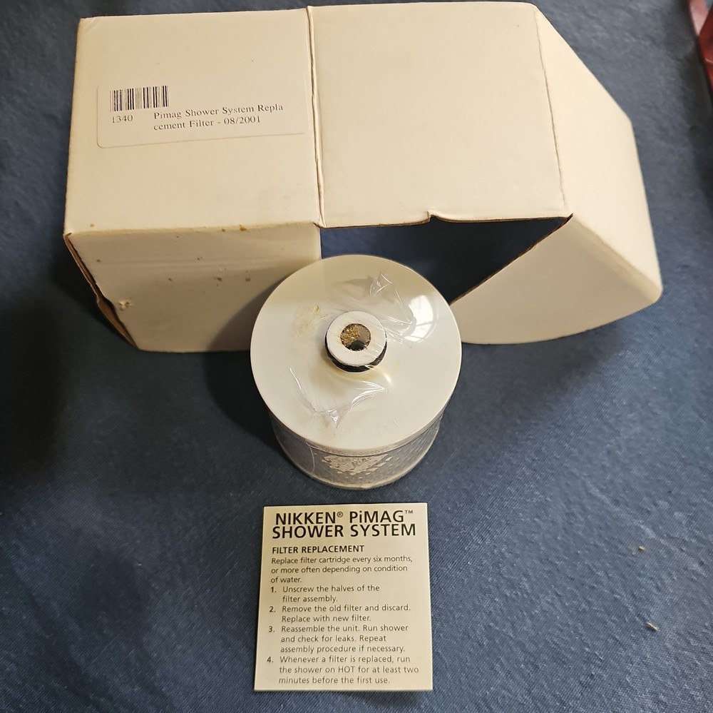 RARE 1340 Nikken PiMag Shower System Replacement Filter