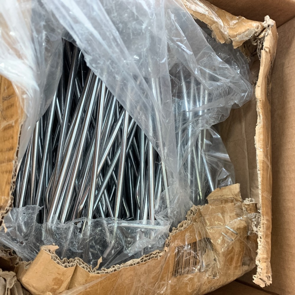 100 Pack 8" Long Retail Peg Board Hook Tag Hang