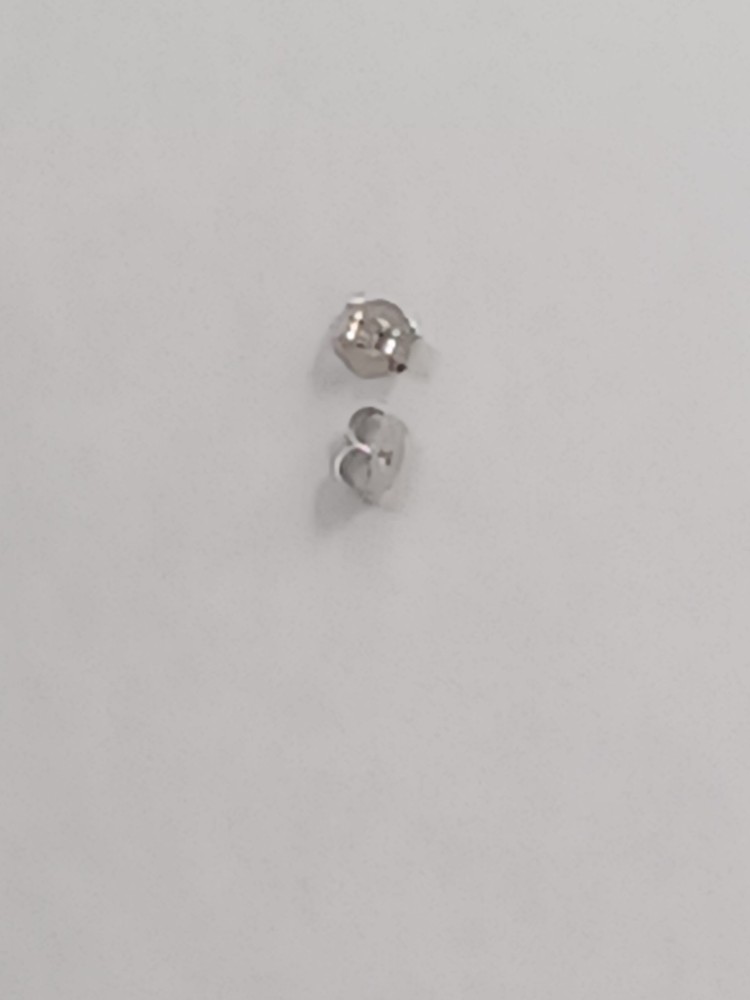 14k White Gold Earring Backs (pair)