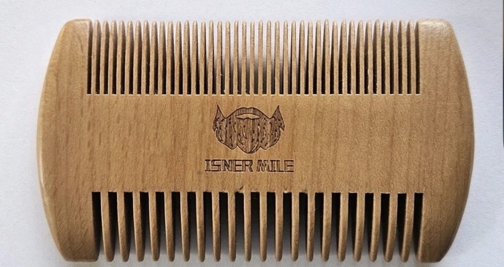 Isner Mile Wood Beard Comb