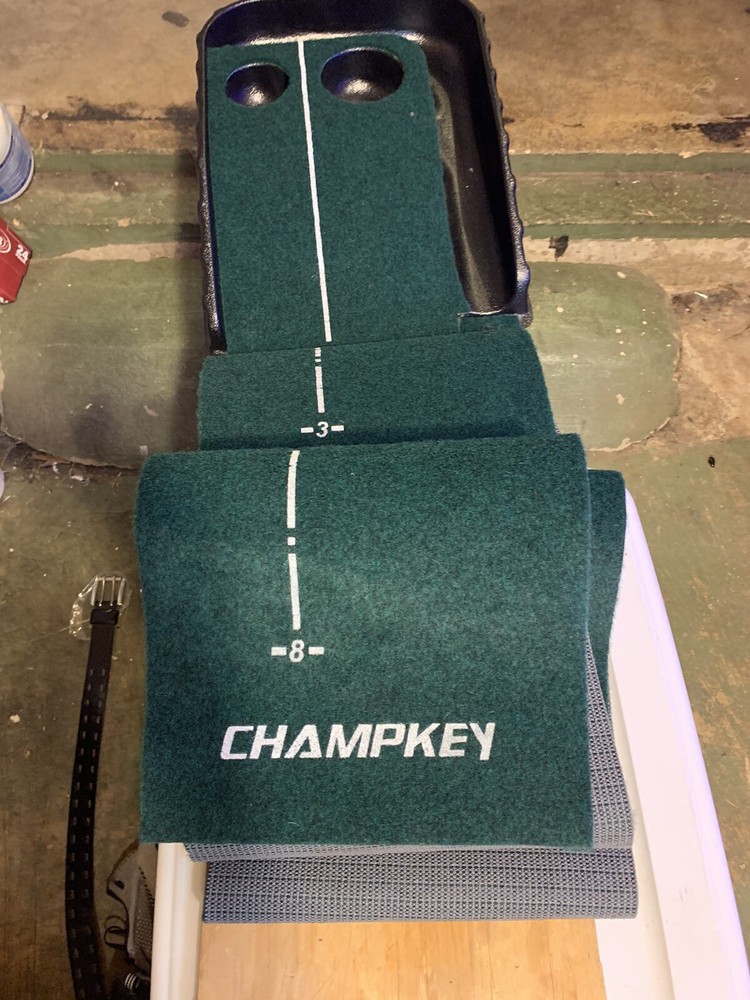GOLF PUTTING MAT with 1 Golf Putting Gate CHAMPKEY