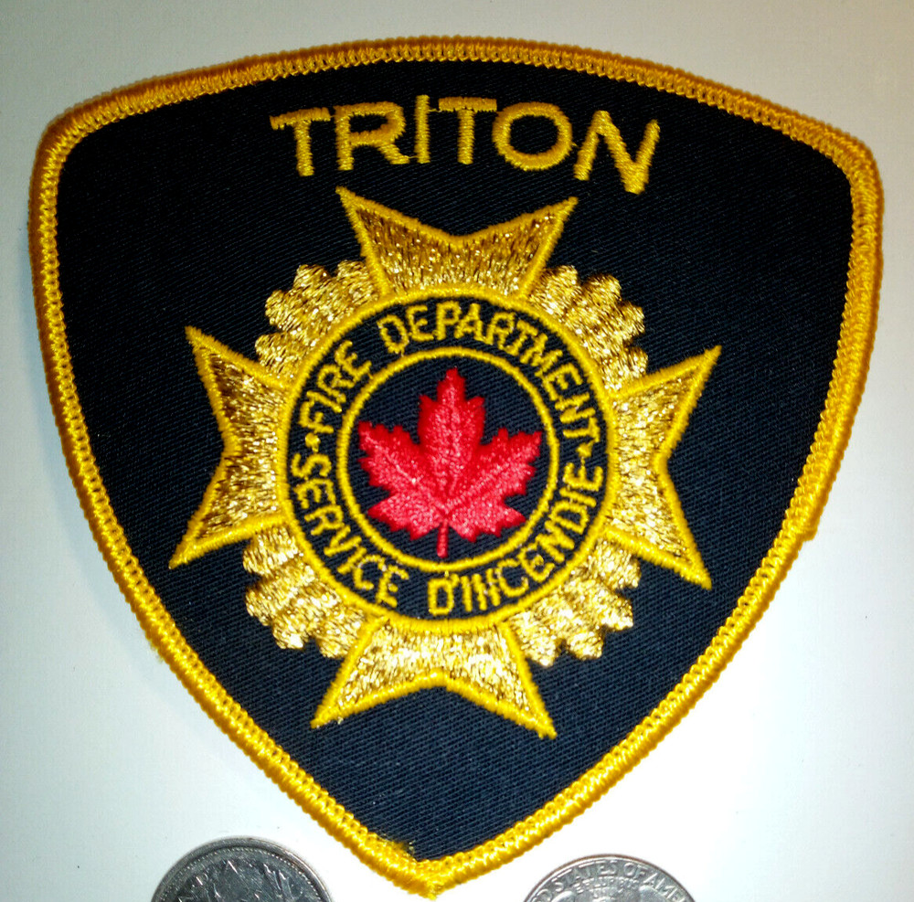 Triton Fire Department Patch Badge Crest
