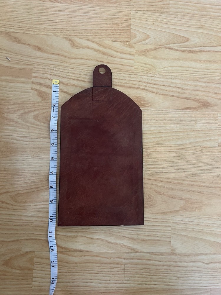 SMALL TUAREG LEATHER MIRROR
