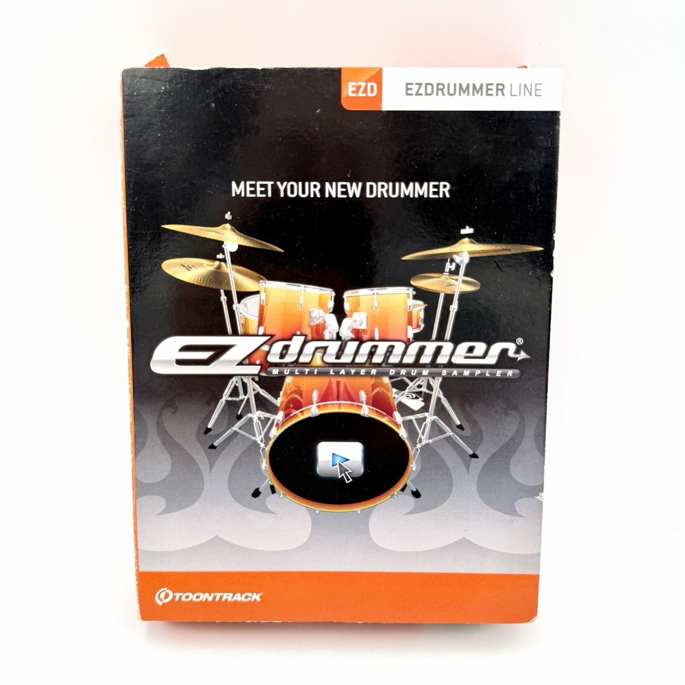 TOONTRACK EZ DRUMMER Multi Layer Drum Sampler DVD With Serial#