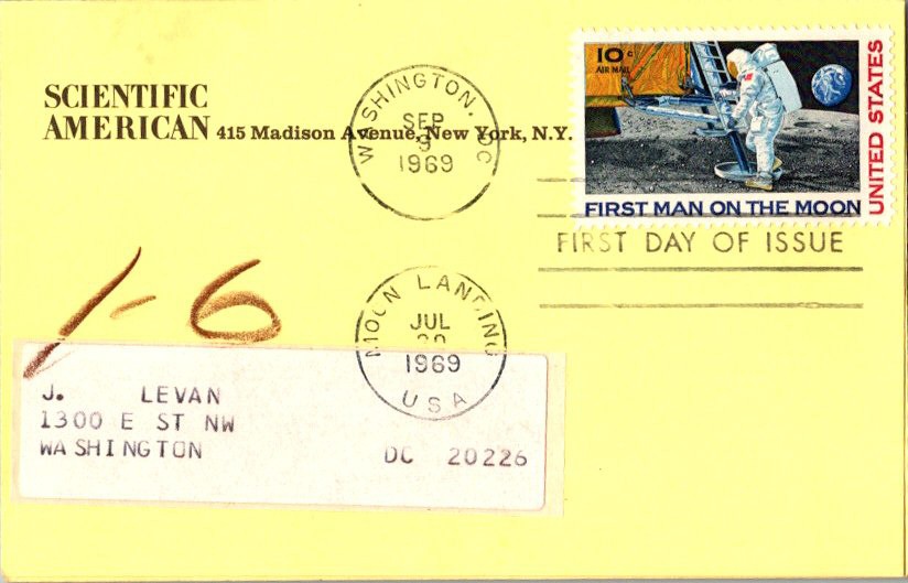 United States Scott C76 Label address.