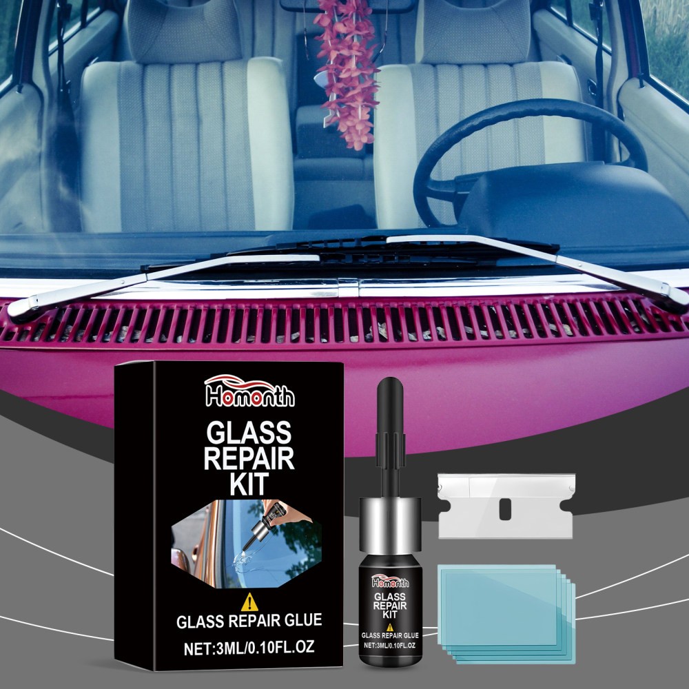 glass repair kit car windshield cra scratch clear vis