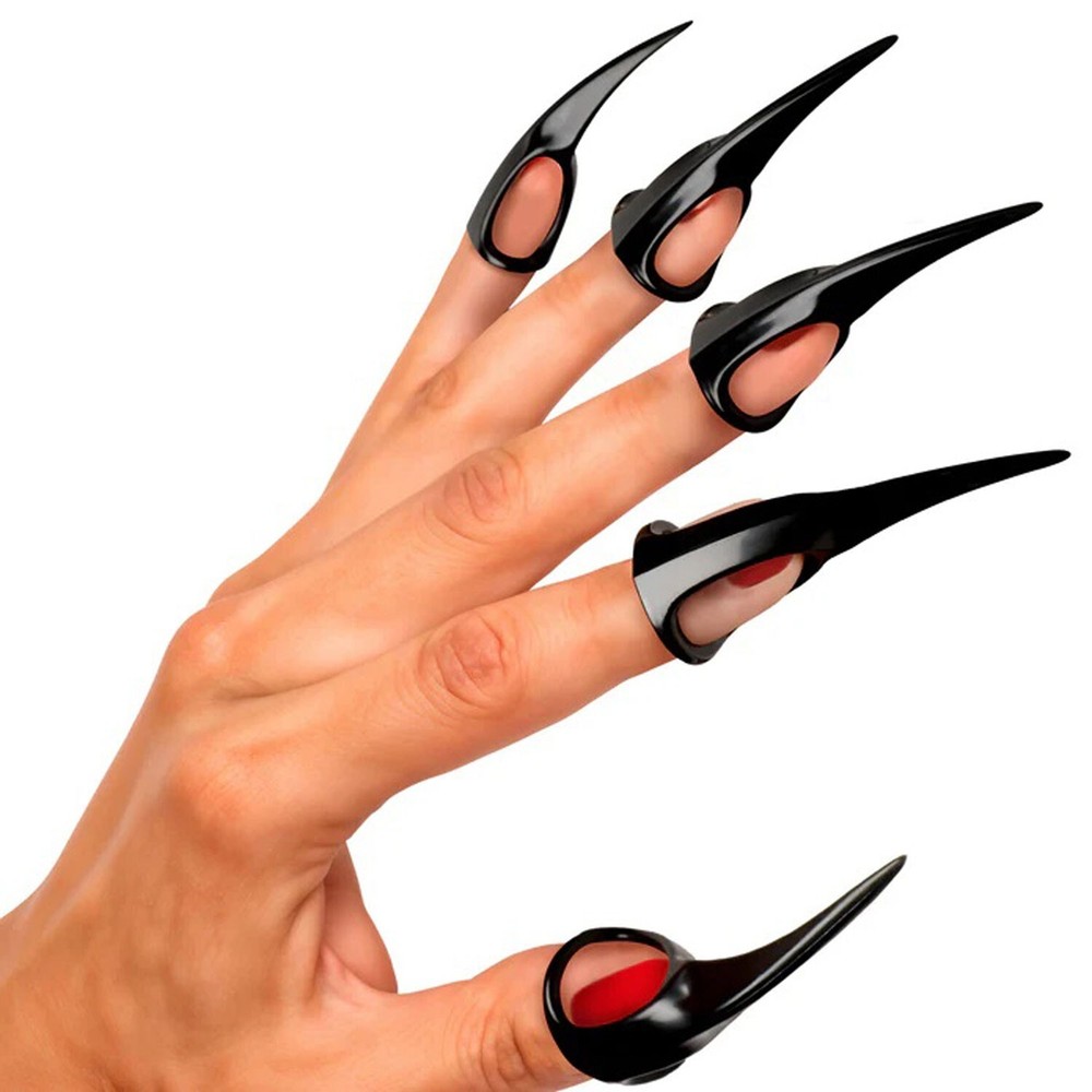Master Series Talons 10PC Claws Black - Fetish BDSM Sensory Play