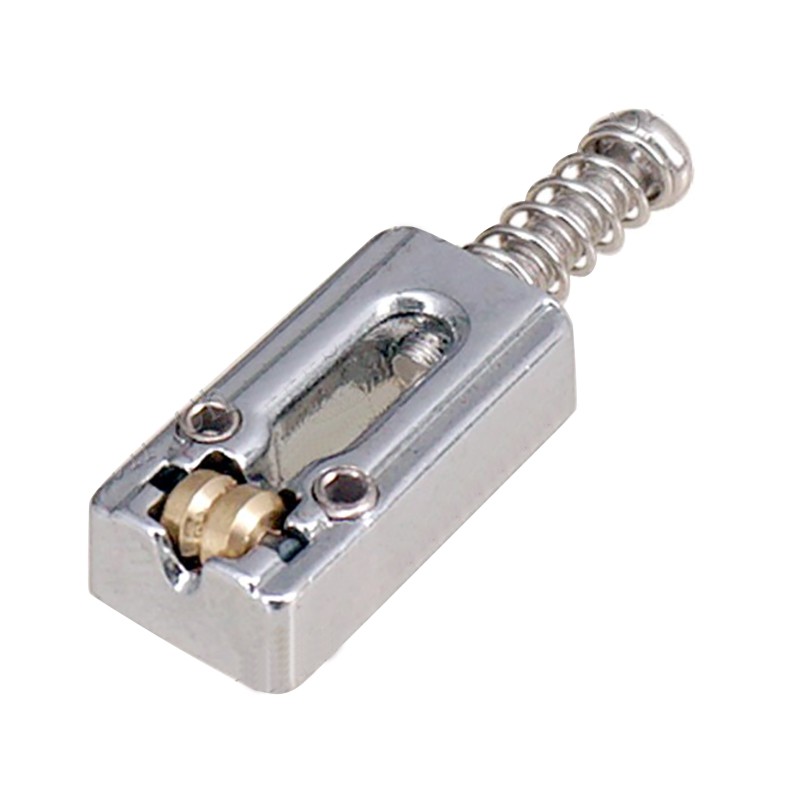 6X Qin Code Guitar Bridge String Roller Saddles Metal for Electric Guitar