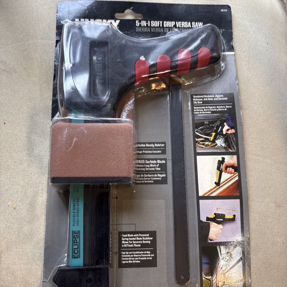 Husky 5 In 1 Soft Grip Versa Saw
