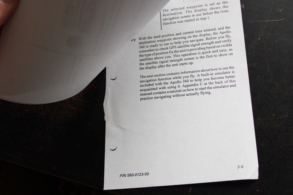 Morrow II Apollo 360 GPS Receiver User's Quick Reference Guide-Copy