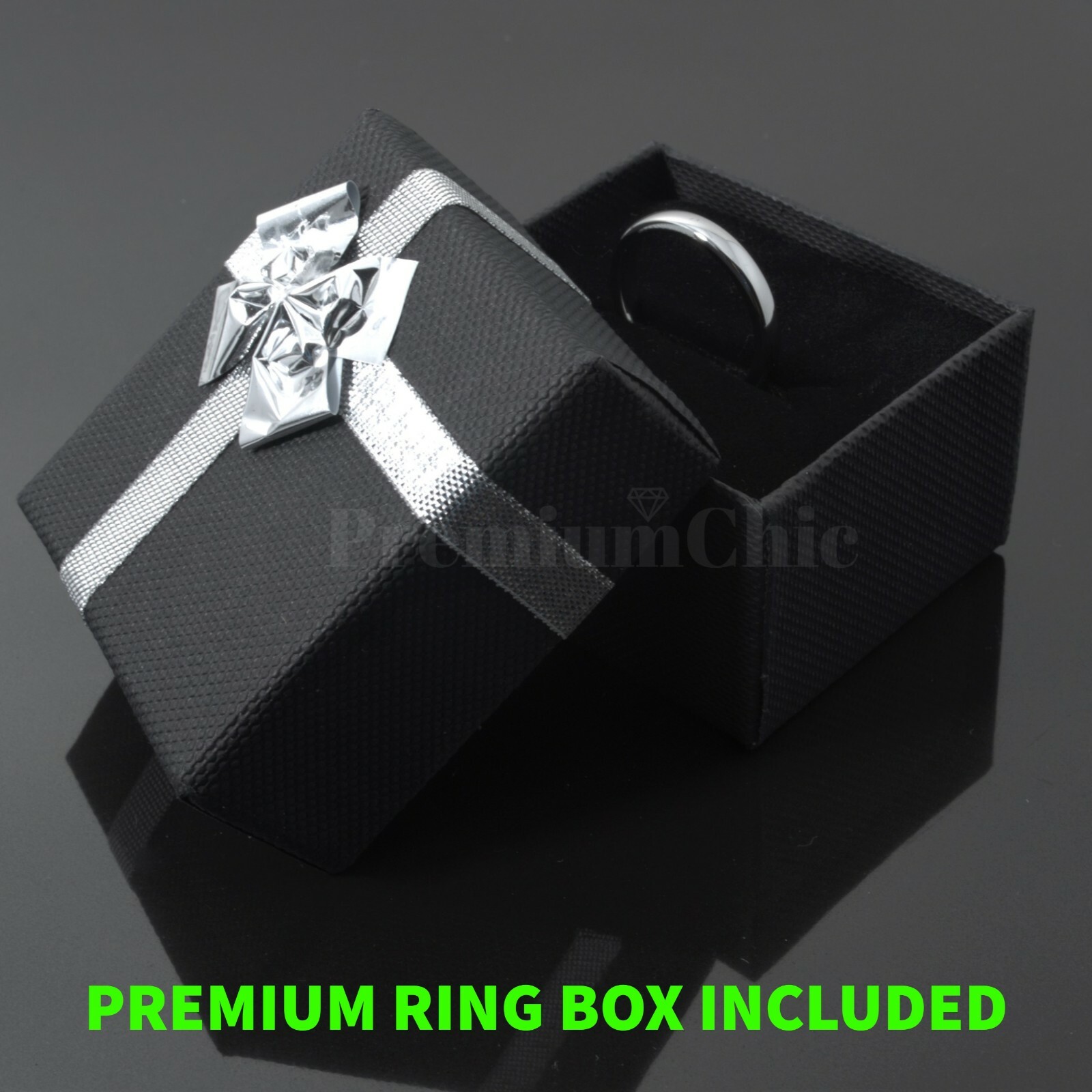 Tungsten Carbide Silver Color Wedding Band Mens Womens Engagement Bridal Ring