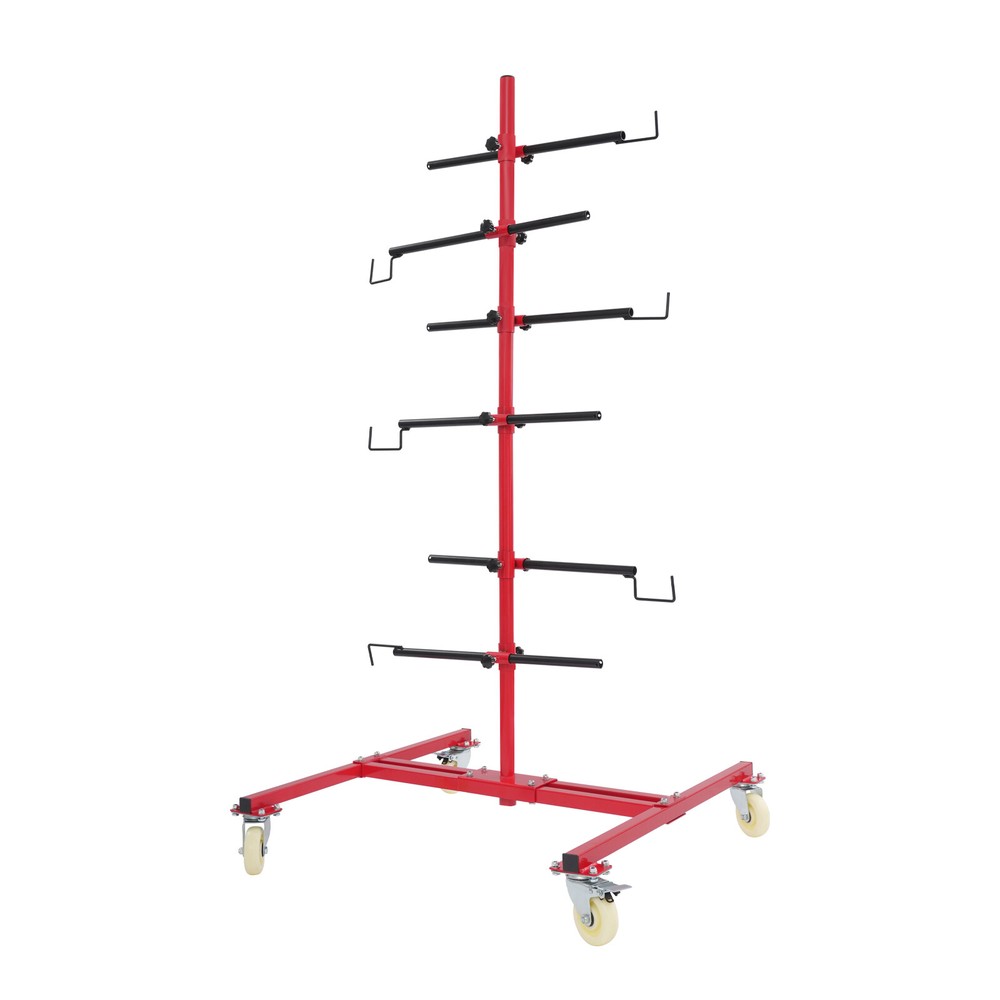 Auto Panel Tree Paint Stand Holder - Hook Levers Securely Hang Automotive Panels