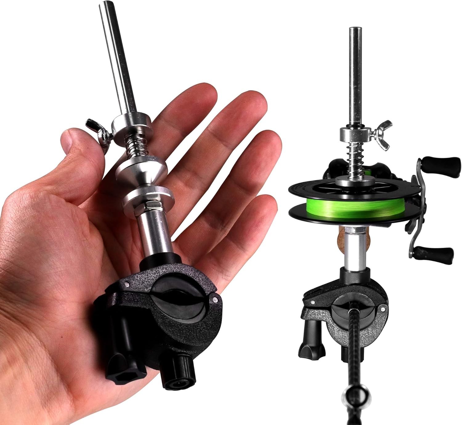 THKFISH Fishing Line Spooler Winder Mini Line Spooler Fishing Rod Reel Spooling