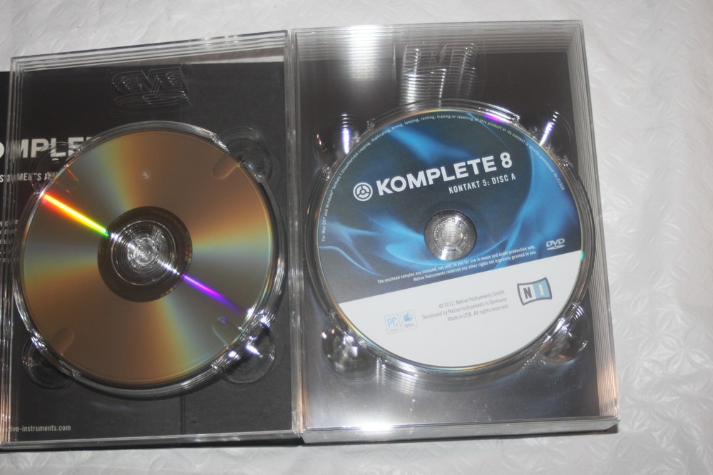 The Komplete 8 Instruments & Effects Collection Discs (Educational Version)