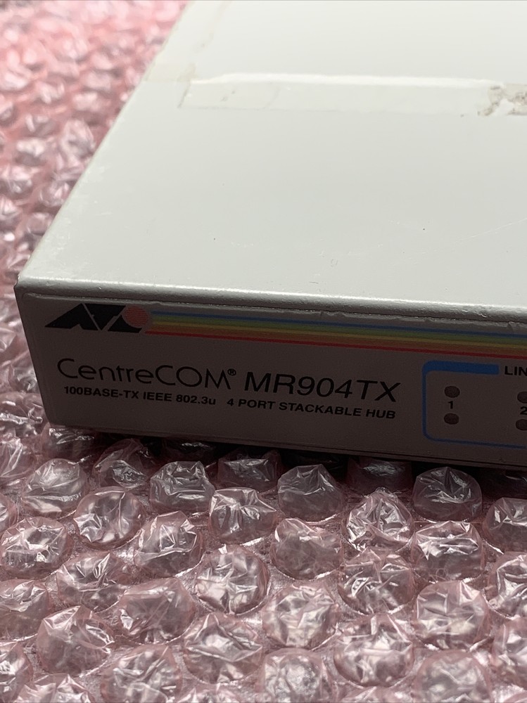 Used CentreCom 4 Port Stackable Hub MR904TX