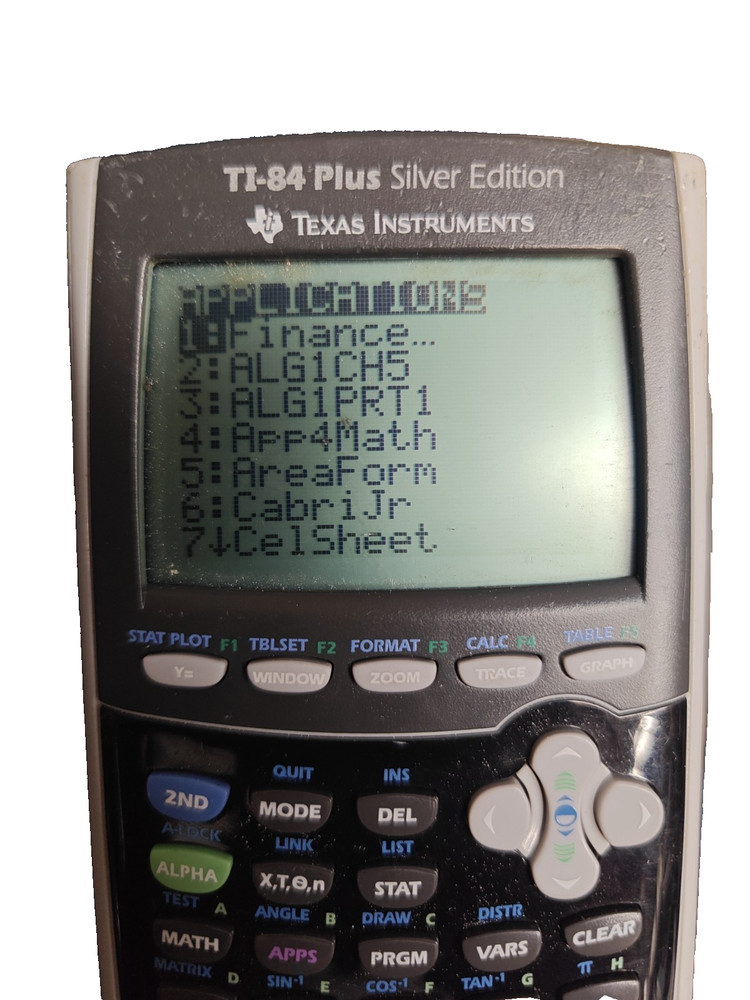 Texas Instruments TI-84 Plus Silver Edition Graphing Calculator No Battery