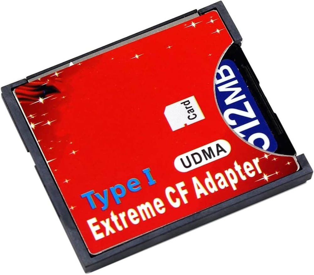 High-Speed SD to Compact Flash Adapter - 128GB Support - Dust-Proof Design