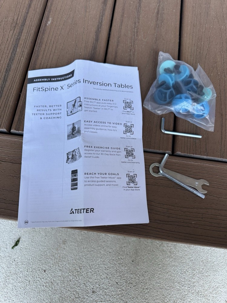 Teeter FitSpine X1 Inversion Table - Grey