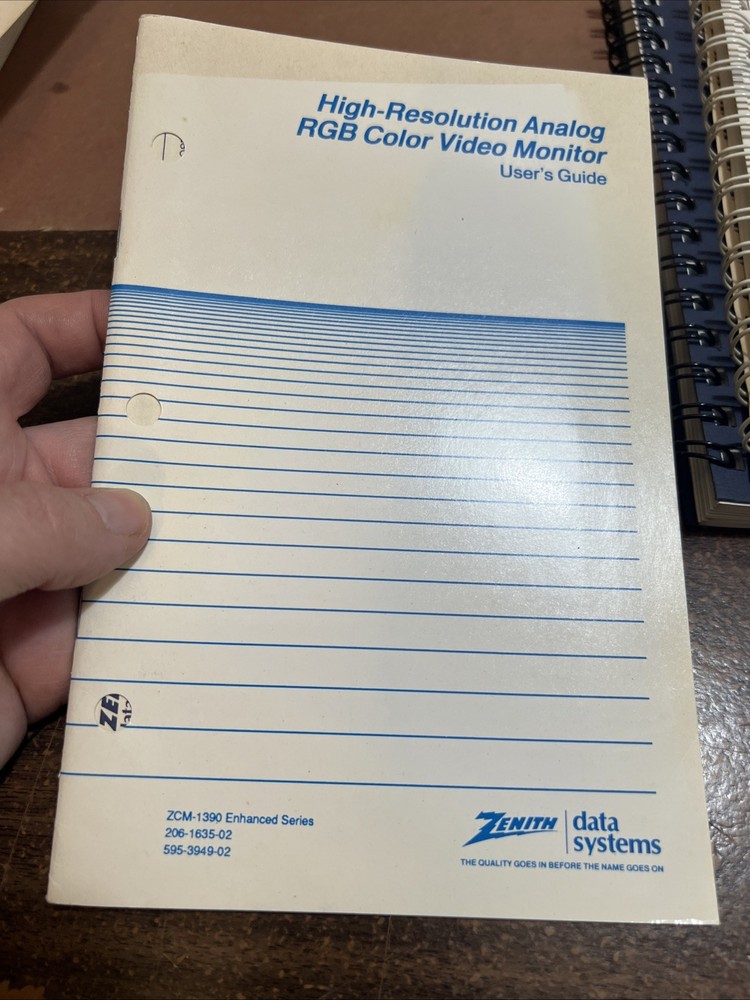 Zenith Z-386 Manual Guide Toolbox Data Systems Ms-dos Shell Lot 1990