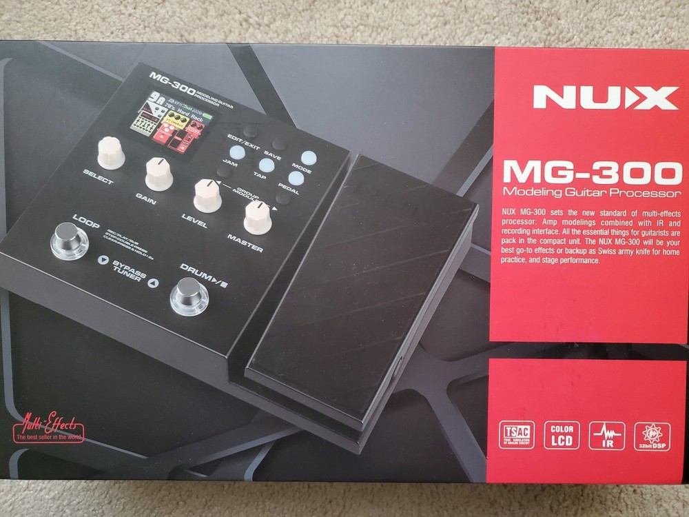 NUX MG-300 Modeling Guitar Processor and Multi-Effects Pedal