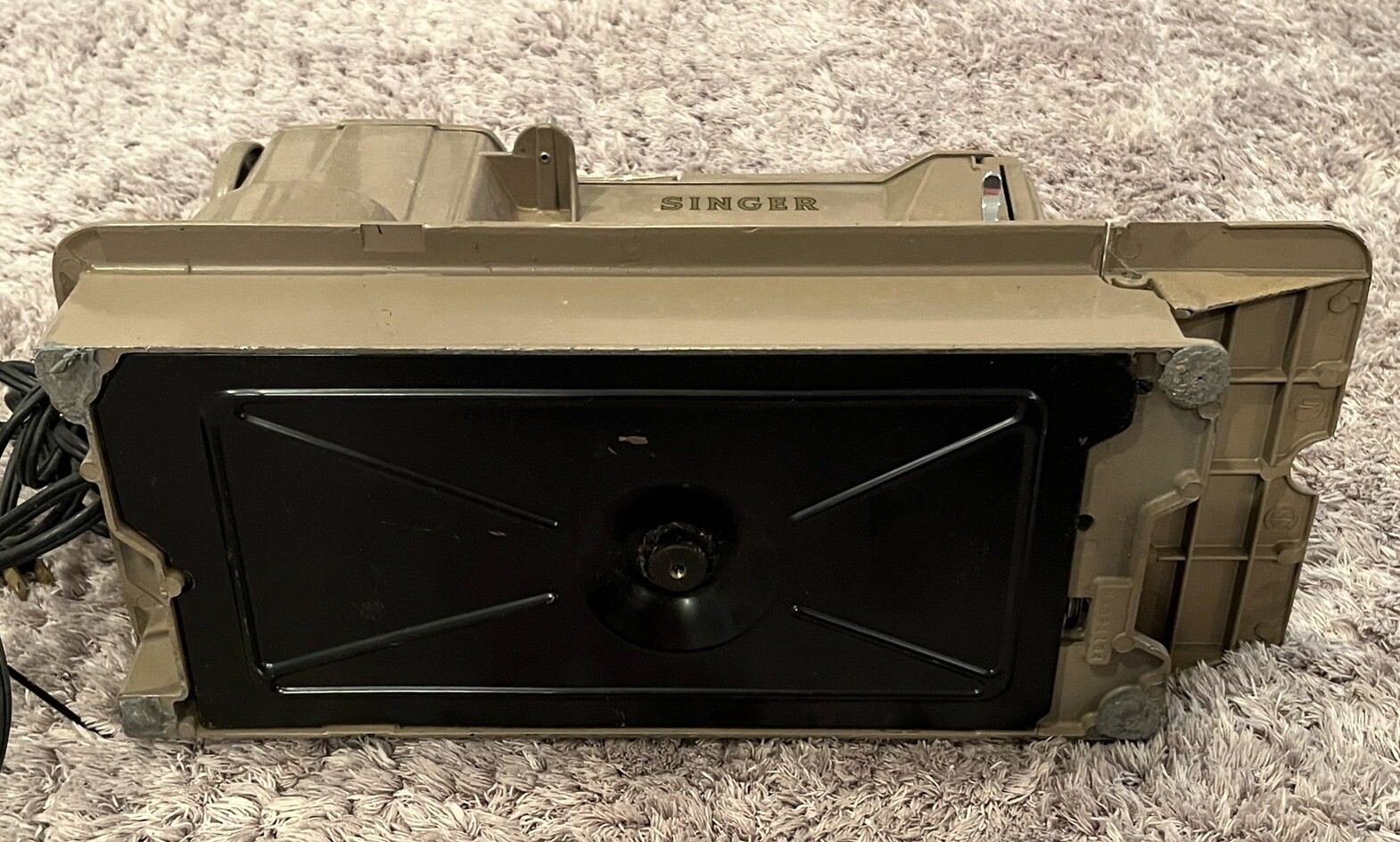 Vintage Heavy Duty Singer 301A Sewing Machine w/ Case & Original Accessories.